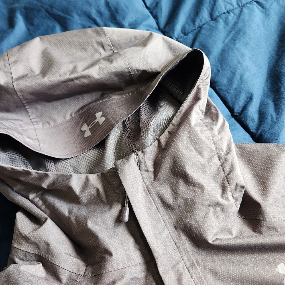 Under Armour Gray-Red(?) Hooded Jacket